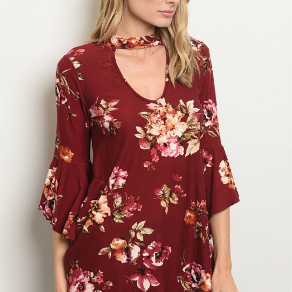 3/4 Bell Sleeve Top @LAST TWO - Picture 2 of 3